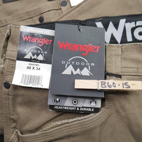 Wrangler Outdoor Reinforced Utility Outdoor Pants Men's Size 40x34 Durable NWT - Picture 10 of 10